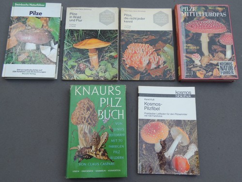 Konvolut sechs pilzbücher - ,