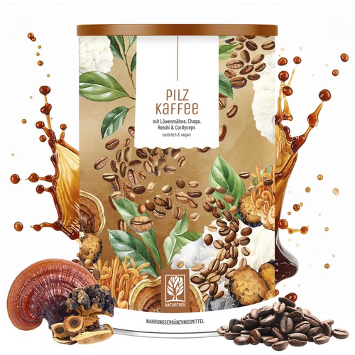 Mushroom coffee pulver - coffee,