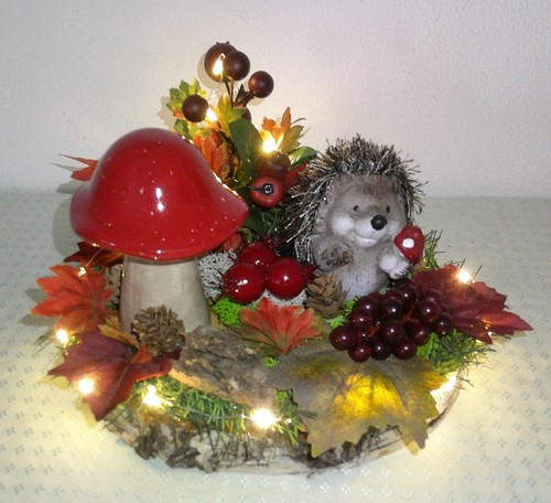 Herbstgesteck led - ,