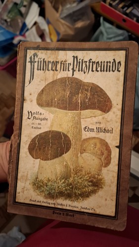 Altes pilzbuch führer - pilzbuch, „führer